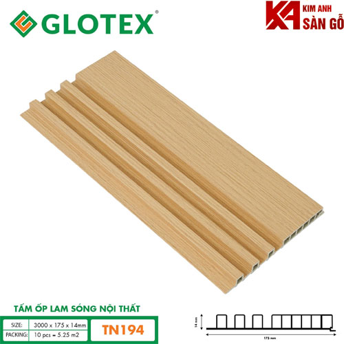 Tấm Ốp Lam Sóng Nội Thất Glotex TN-194